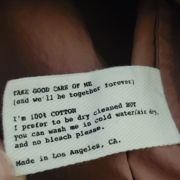 Cissa Puff Shirt Women's Small Cotton Dusty Rose Pink Puffy Shoulders Wear Cisco - Picture 6 of 6